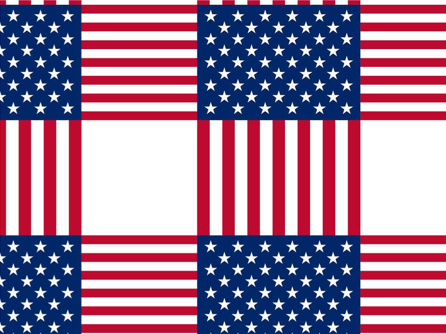 Criss Cross Americana Vinyl Wrap Pattern~Rwraps Series 914 Digitally Printed Vinyl Wrap~0