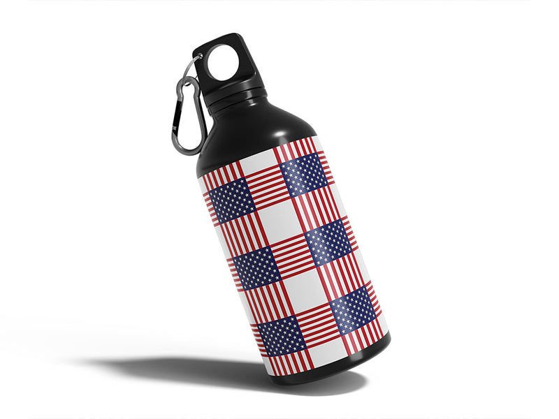 criss cross Water Bottle DIY Stickers