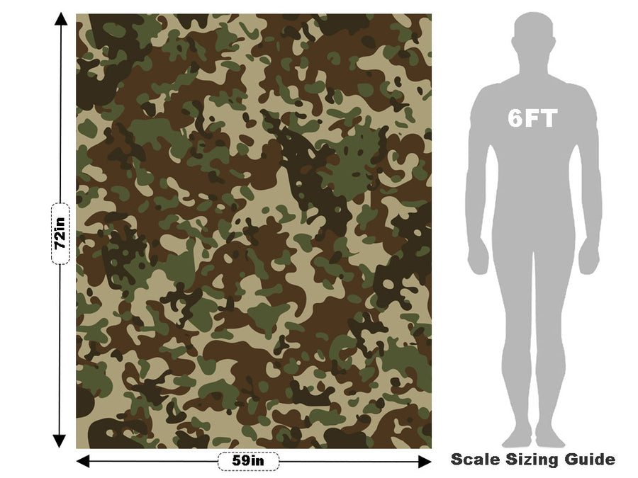Crocodile Erbsentarnmuster Camouflage Vehicle Wrap Scale~Rwraps Series 914 Crocodile Erbsentarnmuster Camouflage Measurements~2