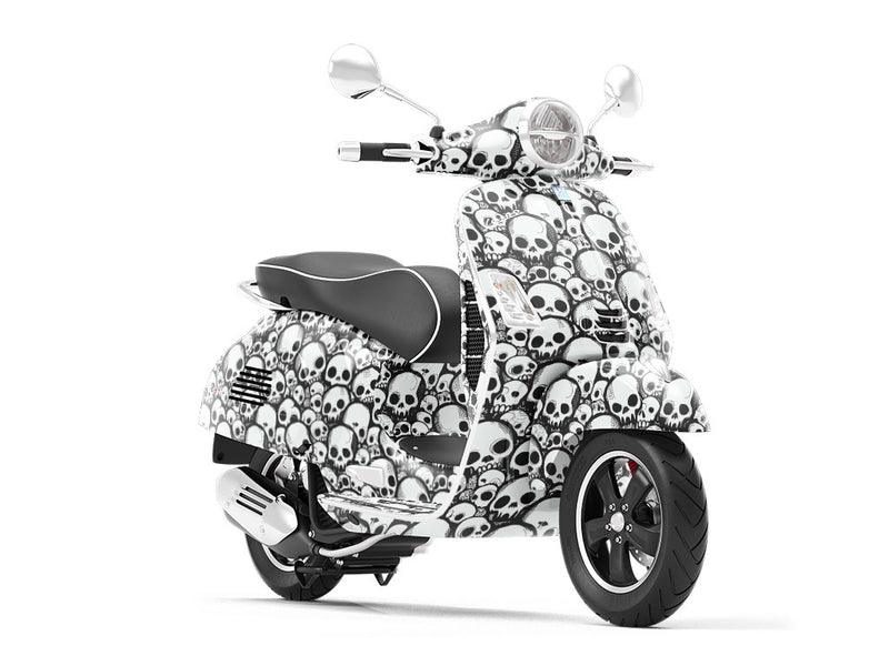 Crushed Catacomb Halloween Vespa Scooter Wrap Film