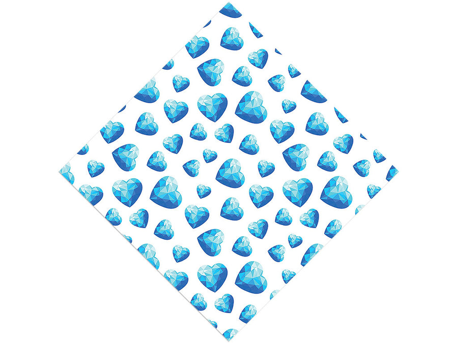 Crystal Tears Heart Vinyl Wrap Pattern