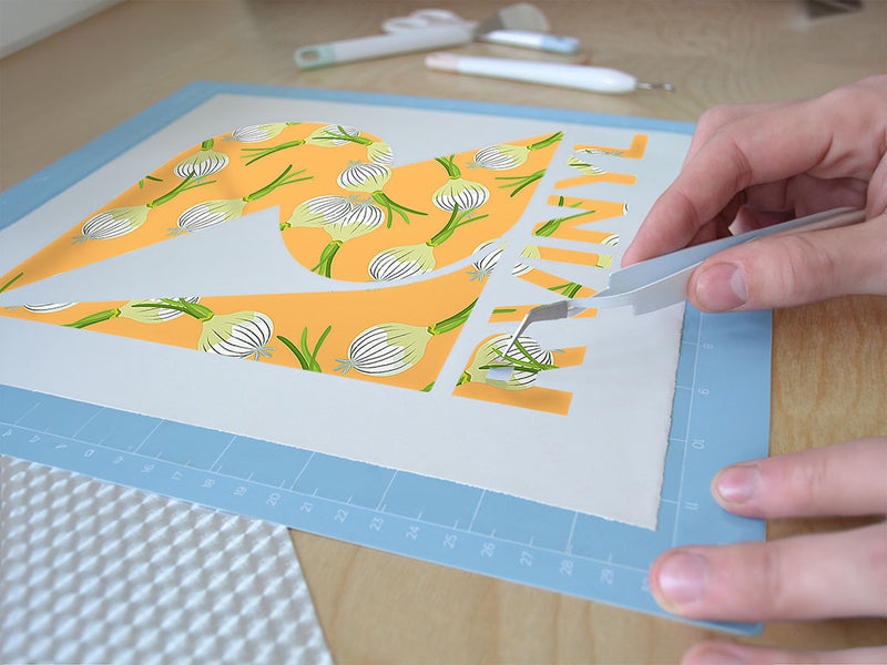 crystal white vegetable Easy Weed Craft Vinyl