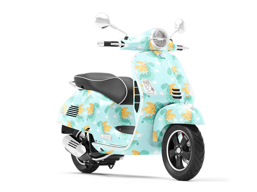 Cuddly Coatyl Fantasy Vespa Scooter Wrap Film