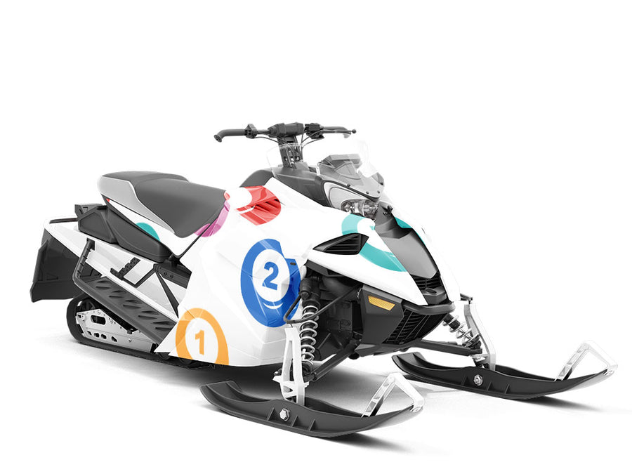 Cue Up Sport Custom Wrapped Snowmobile