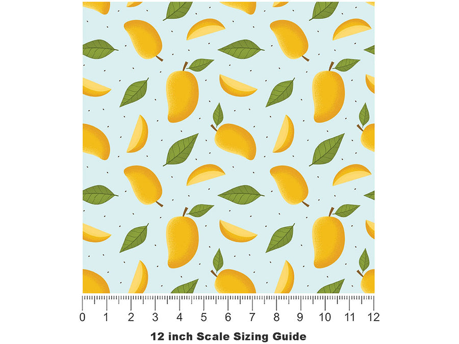 Cultivated Carrie Fruit Vinyl Film Pattern Size 12 inch Scale~Rwraps Cultivated Carrie Fruit Sizing Chart~2