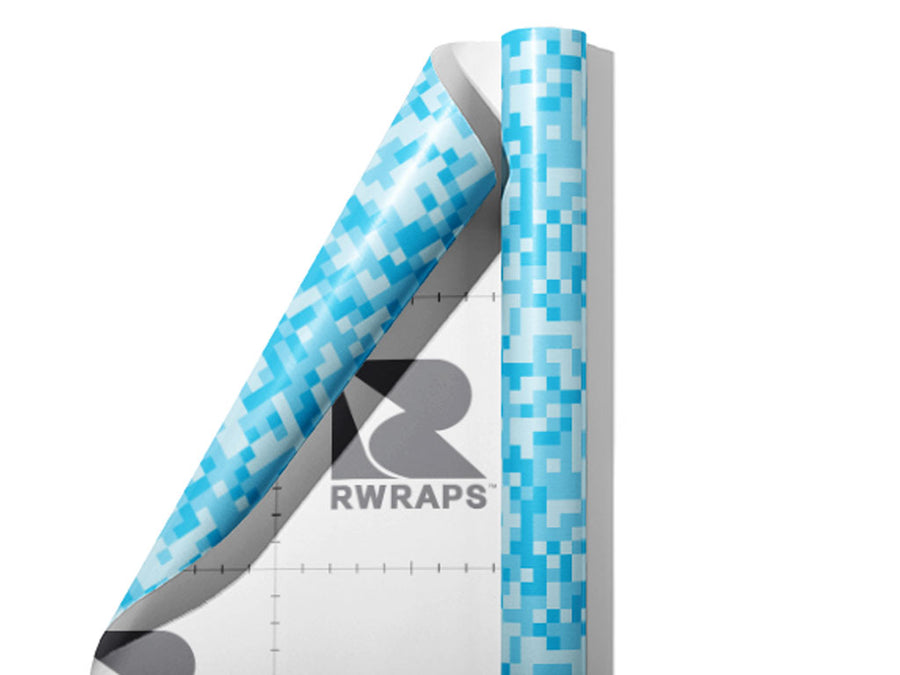 Curious Indeed Pixel Wrap Film Sheets~Rwraps Series 914 Curious Indeed Pixel Scrolled Sheet~3