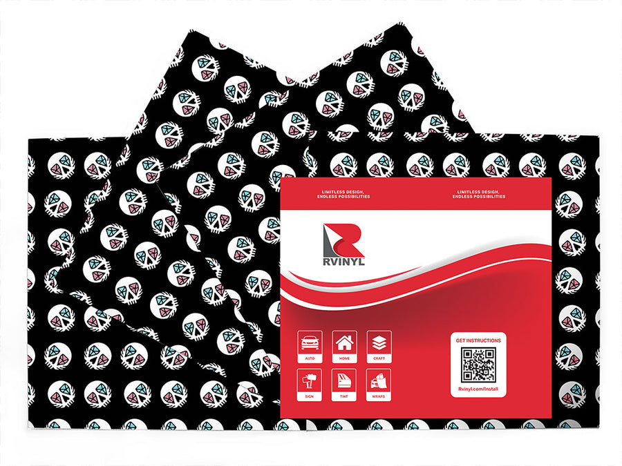 cursed gems skull and bones Craft Vinyl Sheet Pack