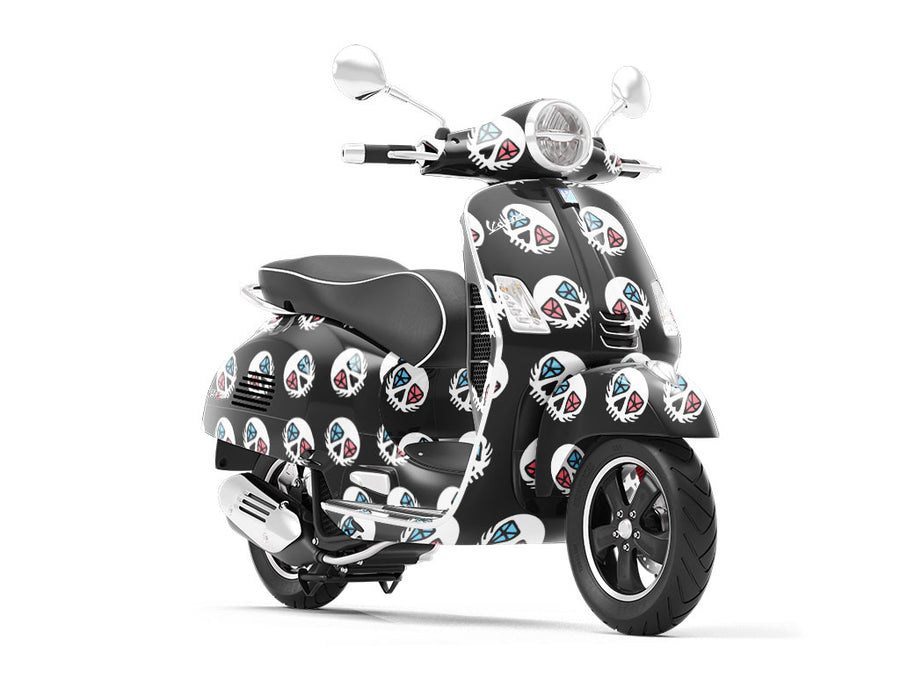Cursed Gems Halloween Vespa Scooter Wrap Film