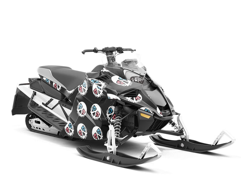 Cursed Gems Halloween Custom Wrapped Snowmobile
