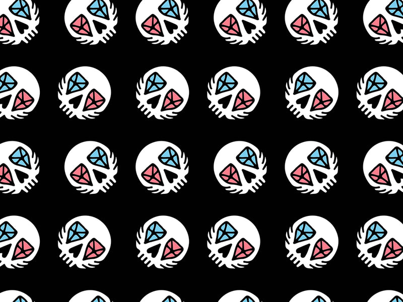 Cursed Gems Halloween Vinyl Wrap Pattern~Rwraps Series 914 Digitally Printed Vinyl Wrap~0