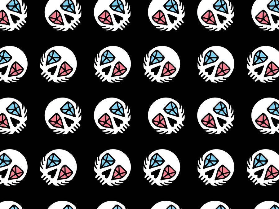 Cursed Gems Halloween Vinyl Wrap Pattern~Rwraps Series 914 Digitally Printed Vinyl Wrap~0