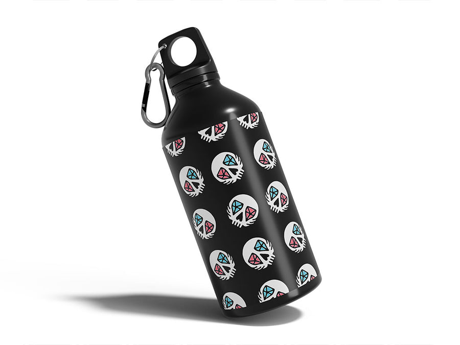 cursed gems skull and bones Water Bottle DIY Stickers