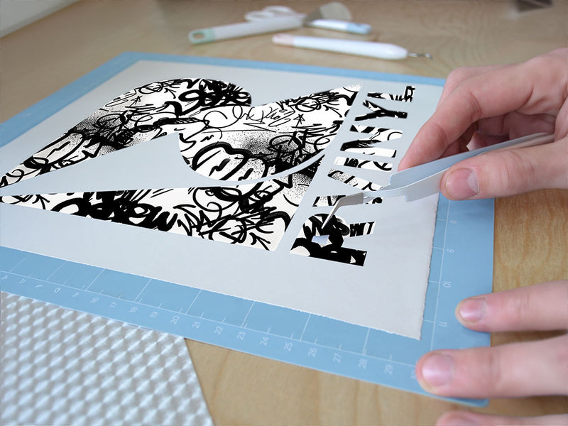 cut and run graffiti Easy Weed Craft Vinyl