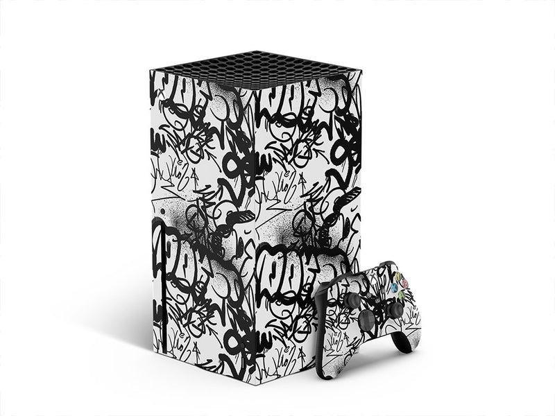 cut and run graffiti XBOX DIY Decal