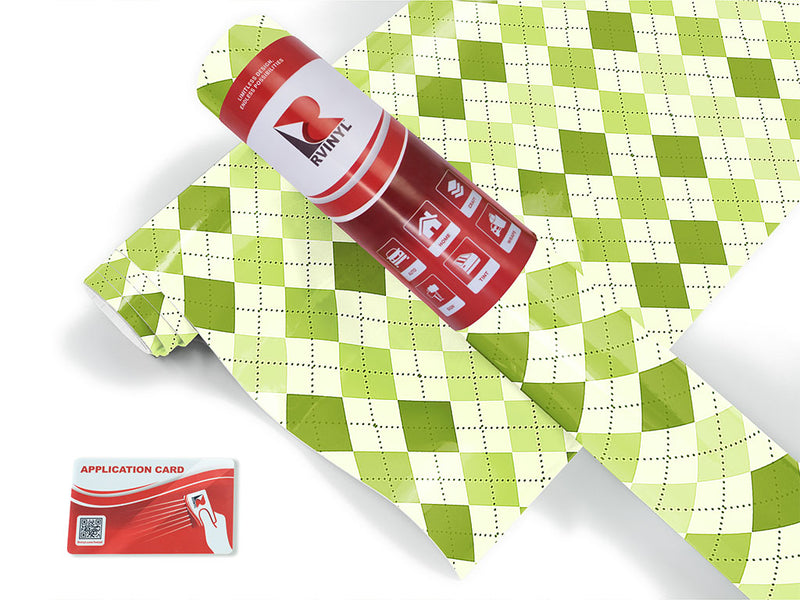 cut the grass argyle Craft Vinyl Roll