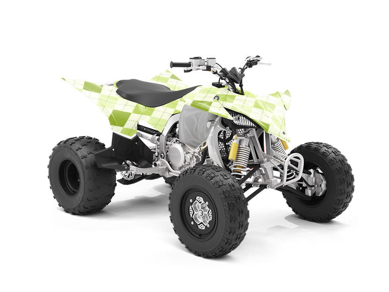 Cut the Grass Argyle ATV Wrapping Vinyl