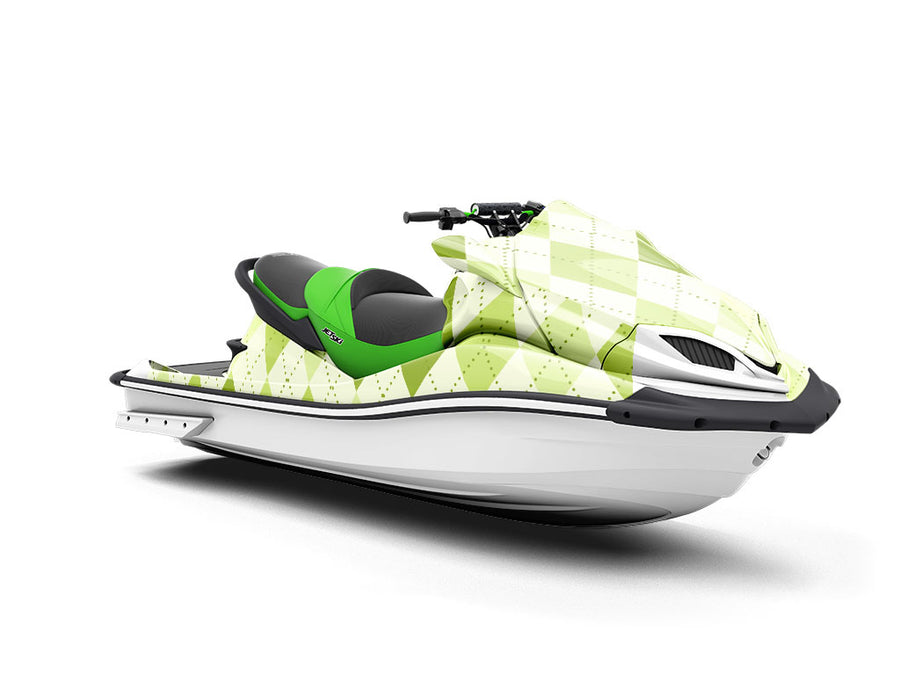 Cut the Grass Argyle Jet Ski Vinyl Customized Wrap