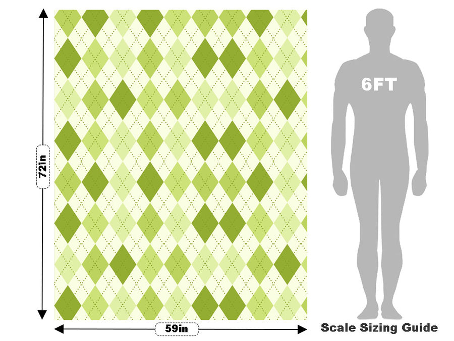 Cut the Grass Argyle Vehicle Wrap Scale~Rwraps Series 914 Cut the Grass Argyle Measurements~1