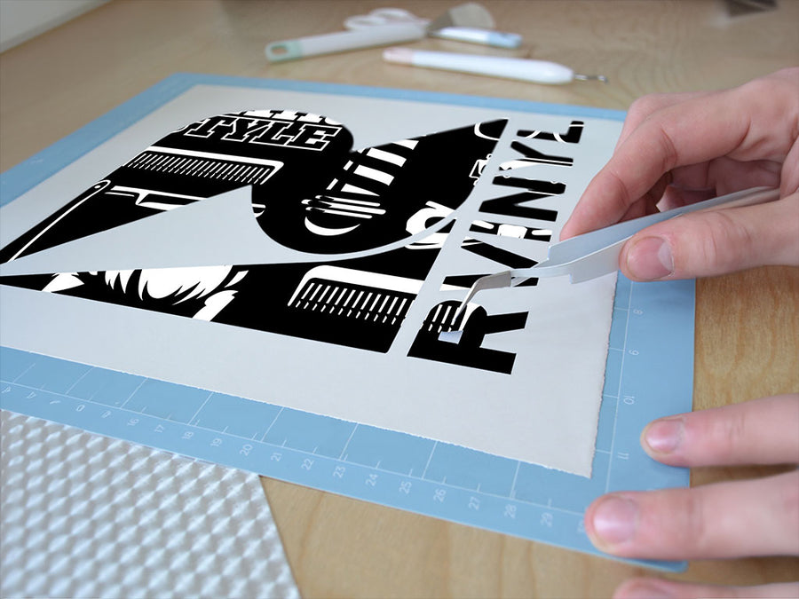 cut up barber shop Easy Weed Craft Vinyl