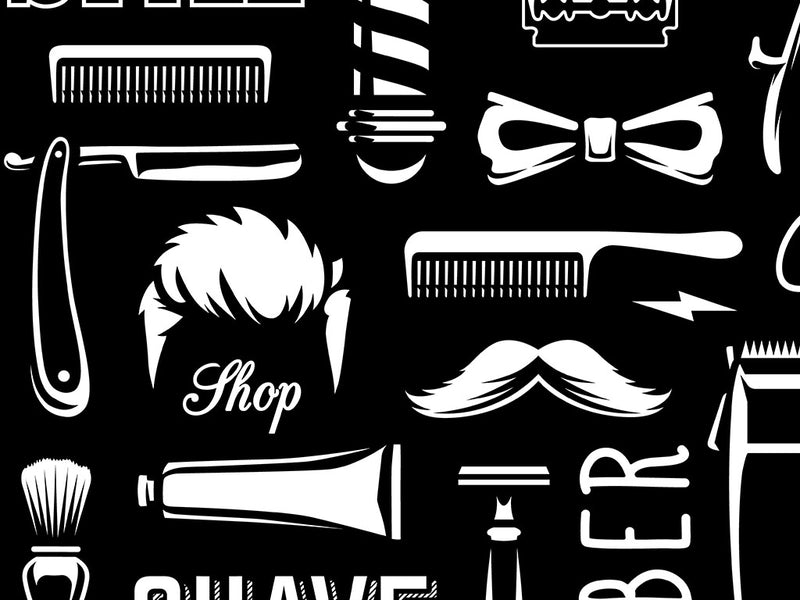 Cut Up Barber Vinyl Wrap Pattern~Rwraps Series 914 Digitally Printed Vinyl Wrap~0