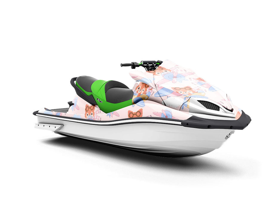 Cute Aviators Animal Jet Ski Vinyl Customized Wrap