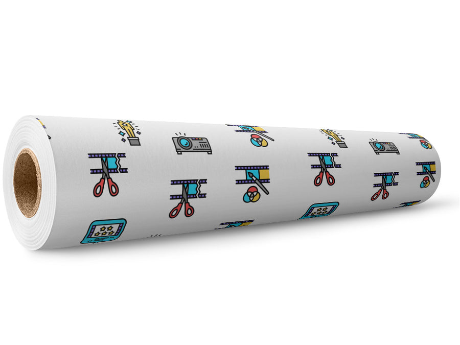 Cutting Room Movie Wrap Film Wholesale Roll~Rwraps Series 914 Digitally Printed Vinyl Roll~5