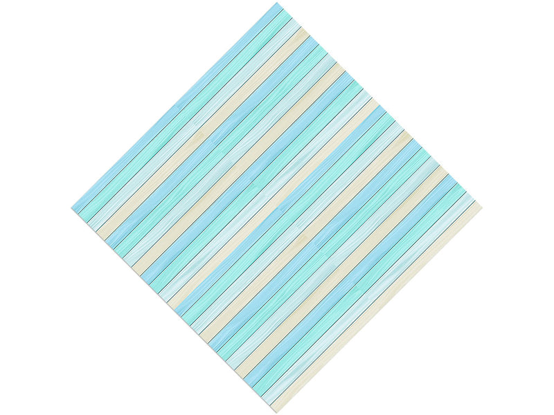 Cyan Gradient Wood Plank Vinyl Wrap Pattern