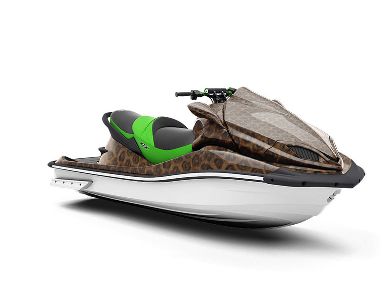 Cyber Black Cheetah Jet Ski Vinyl Customized Wrap