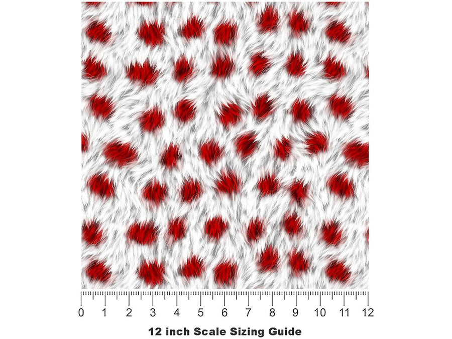 Cyber Blood Yeti Vinyl Film Pattern Size 12 inch Scale~Rwraps Cyber Blood Yeti Sizing Chart~3