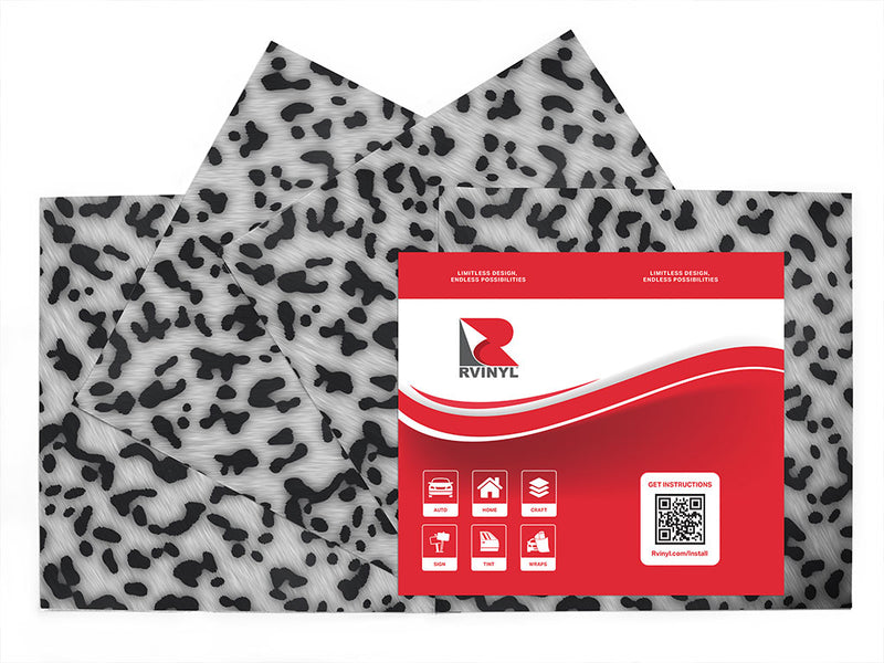 cyber darkdalmation animal print Craft Vinyl Sheet Pack