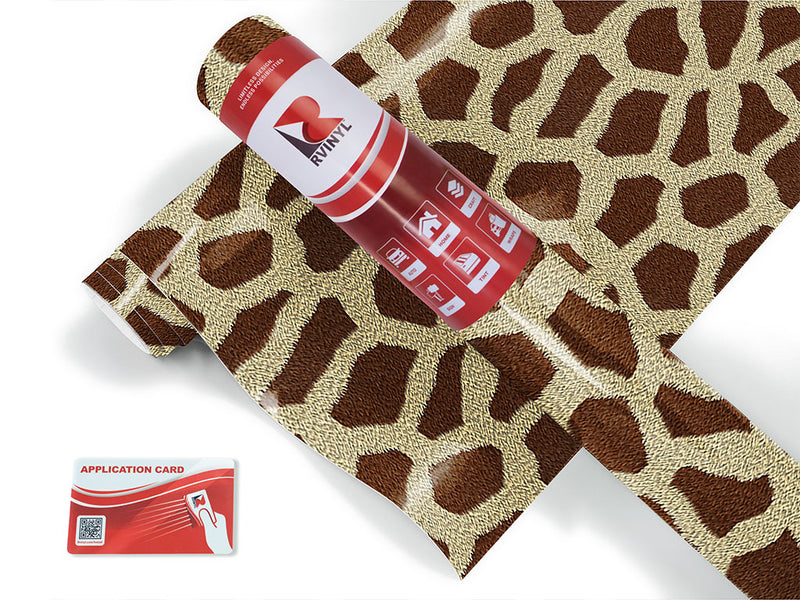 cyber giraffe animal print Craft Vinyl Roll