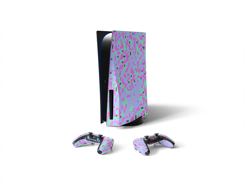 cyber grapes pixel Sony PS5 DIY Skin