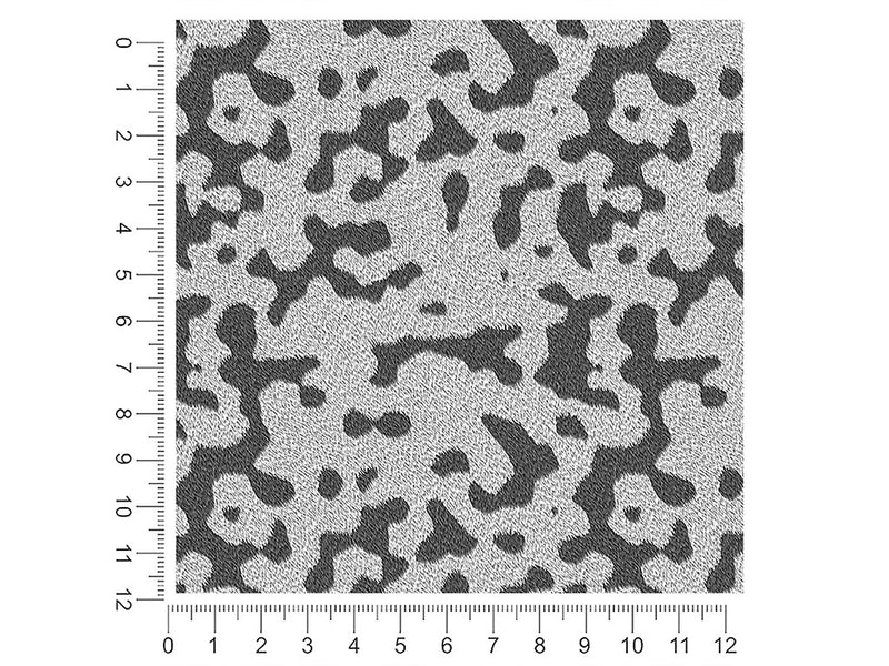 cyber gray cowhide cow animal print 1ft x 1ft Craft Sheets