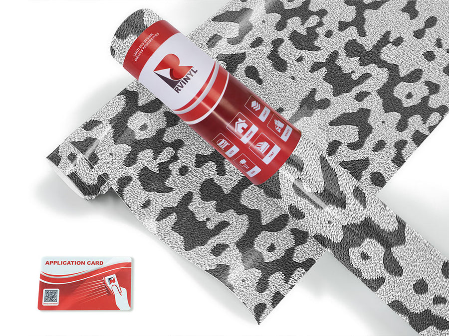 cyber gray cowhide cow animal print Craft Vinyl Roll