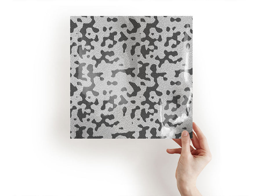 cyber gray cowhide cow animal print Craft Sheets