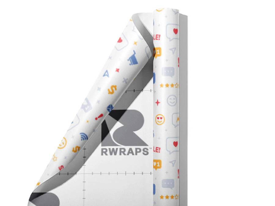 Cyber Monday Technology Wrap Film Sheets~Rwraps Series 914 Cyber Monday Technology Scrolled Sheet~4