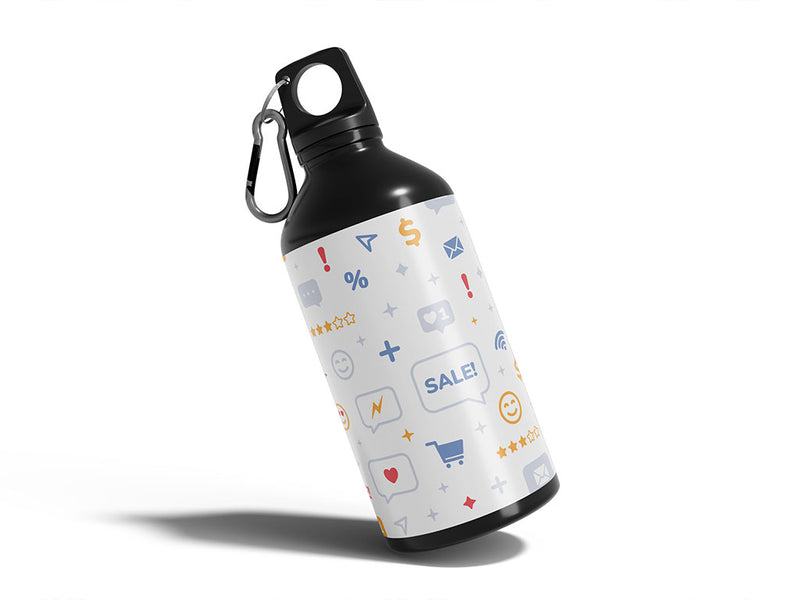 Water Bottle DIY Stickers