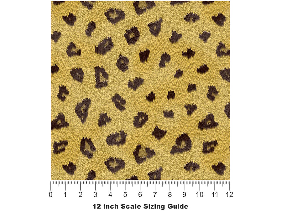 Cyber Savanna Leopard Vinyl Film Pattern Size 12 inch Scale~Rwraps Cyber Savanna Leopard Sizing Chart~3
