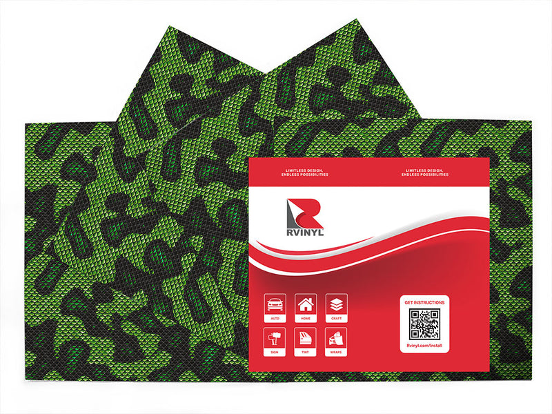 cyber serpentsnake animal print Craft Vinyl Sheet Pack