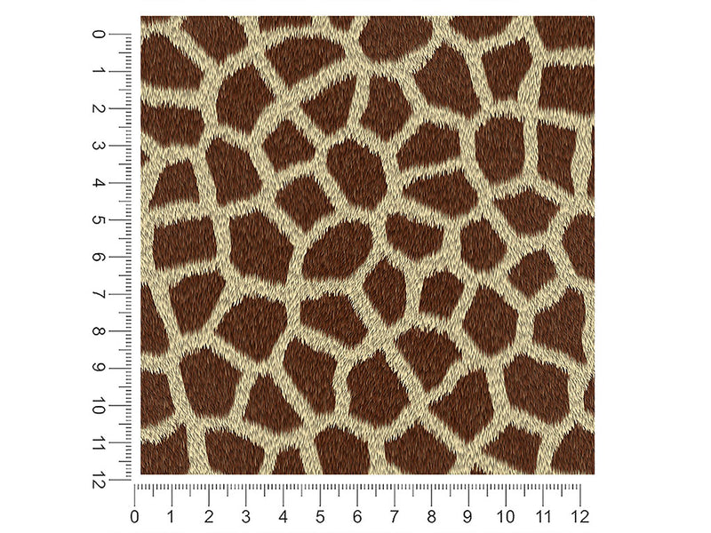 cyber tarangiregiraffe animal print 1ft x 1ft Craft Sheets