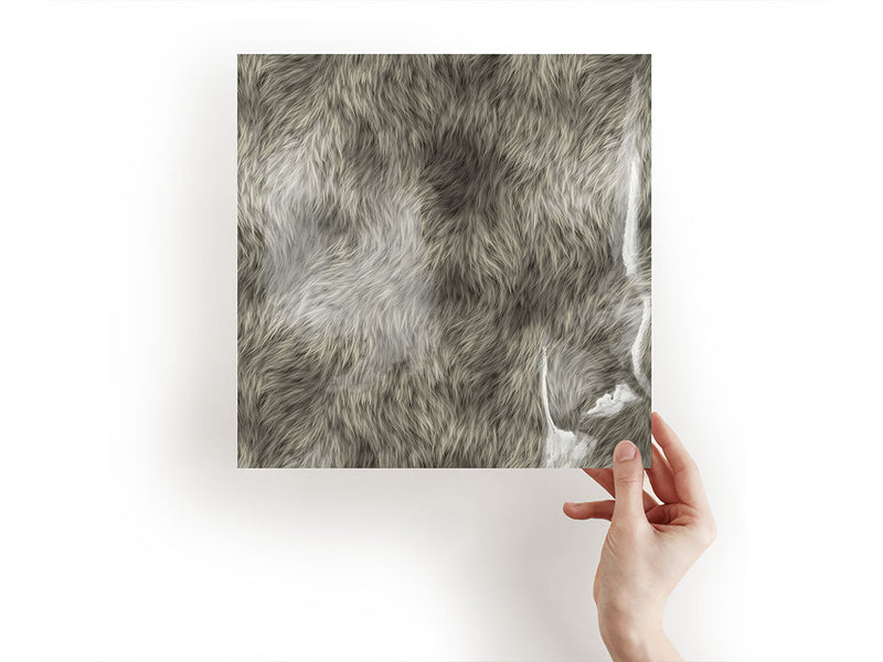cyber wolf animal print Craft Sheets