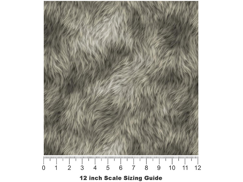 Cyber Wolf Vinyl Film Pattern Size 12 inch Scale~Rwraps Cyber Wolf Sizing Chart~3