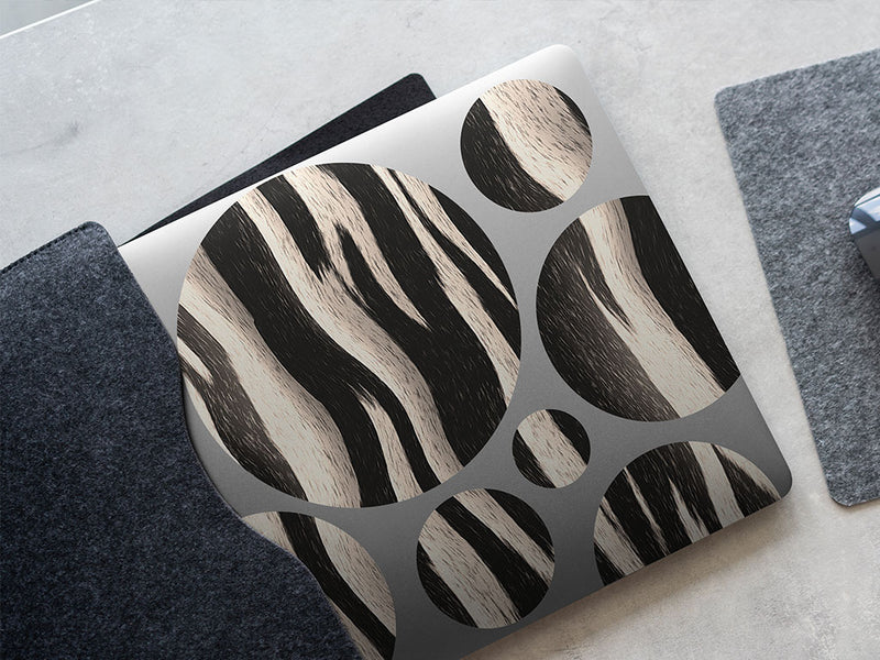 cyber zebra animal print DIY Laptop Stickers