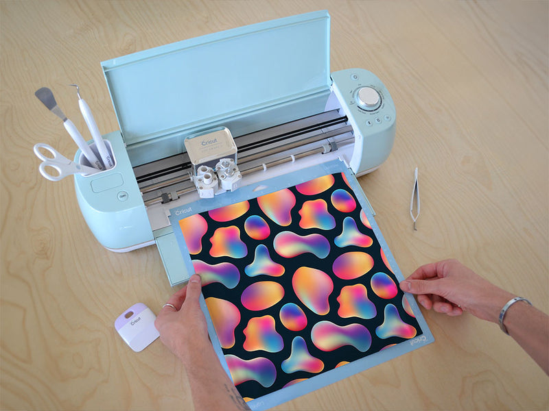 cybertronic separation abstract geometric Cricut Compatible Vinyl
