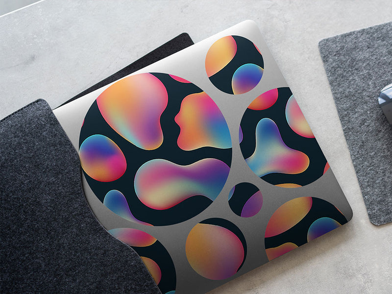 cybertronic separation abstract geometric DIY Laptop Stickers