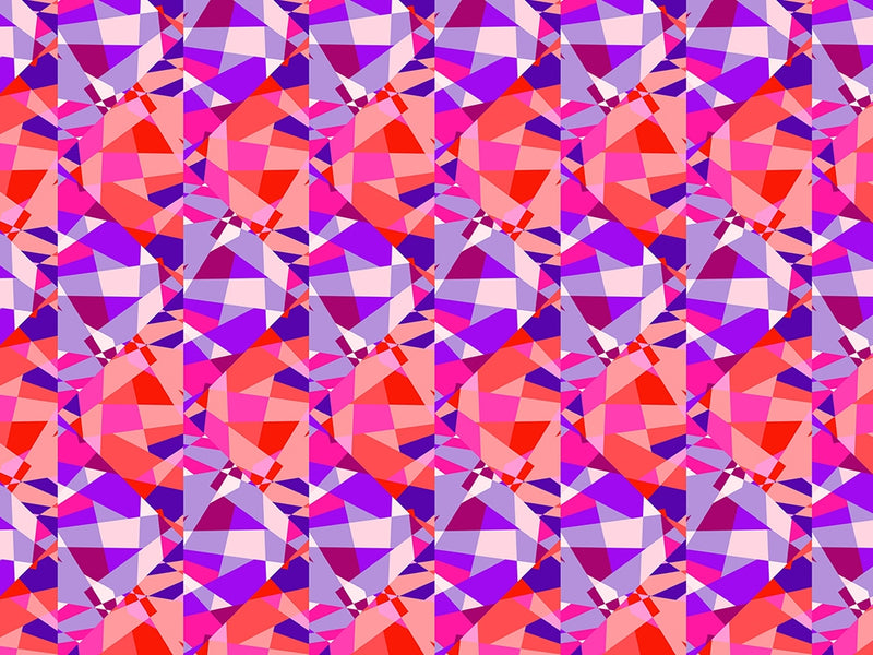 Cyclamen Sensation Mosaic Vinyl Wrap Pattern~Rwraps Series 914 Digitally Printed Vinyl Wrap~0