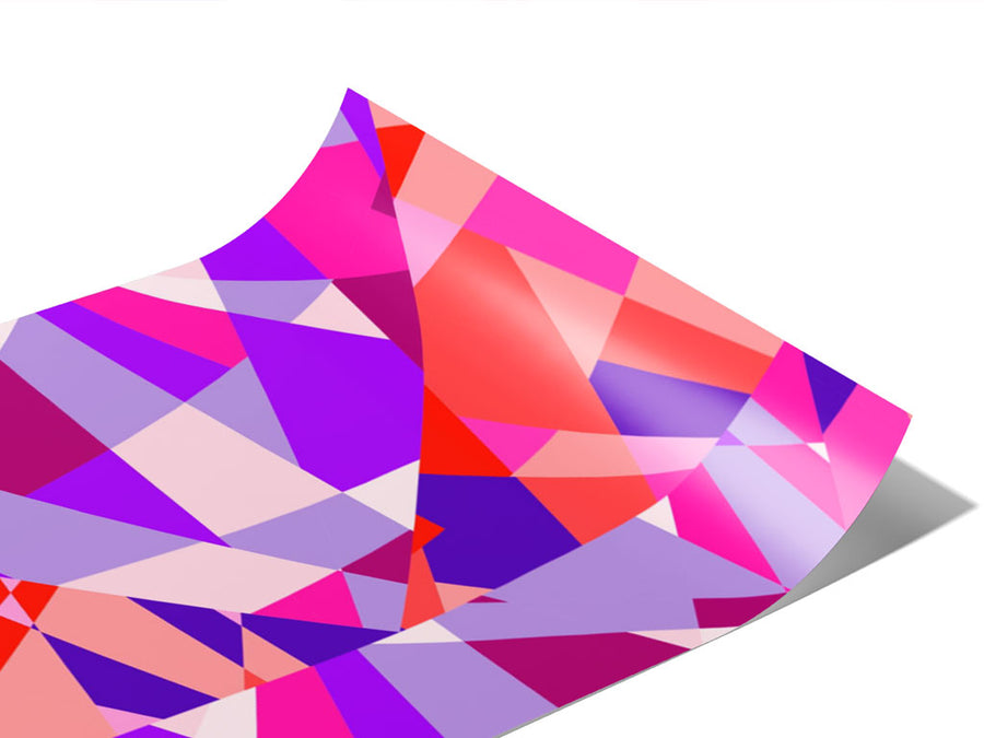 Cyclamen Sensation Mosaic Vinyl Wraps~Rwraps Series 914 Digitally Printed Vinyl Wrap~0