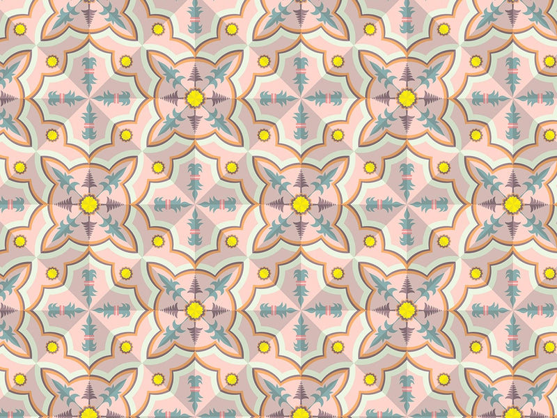 Dahlia Tile Vinyl Wrap Pattern~Rwraps Series 914 Digitally Printed Vinyl Wrap~0