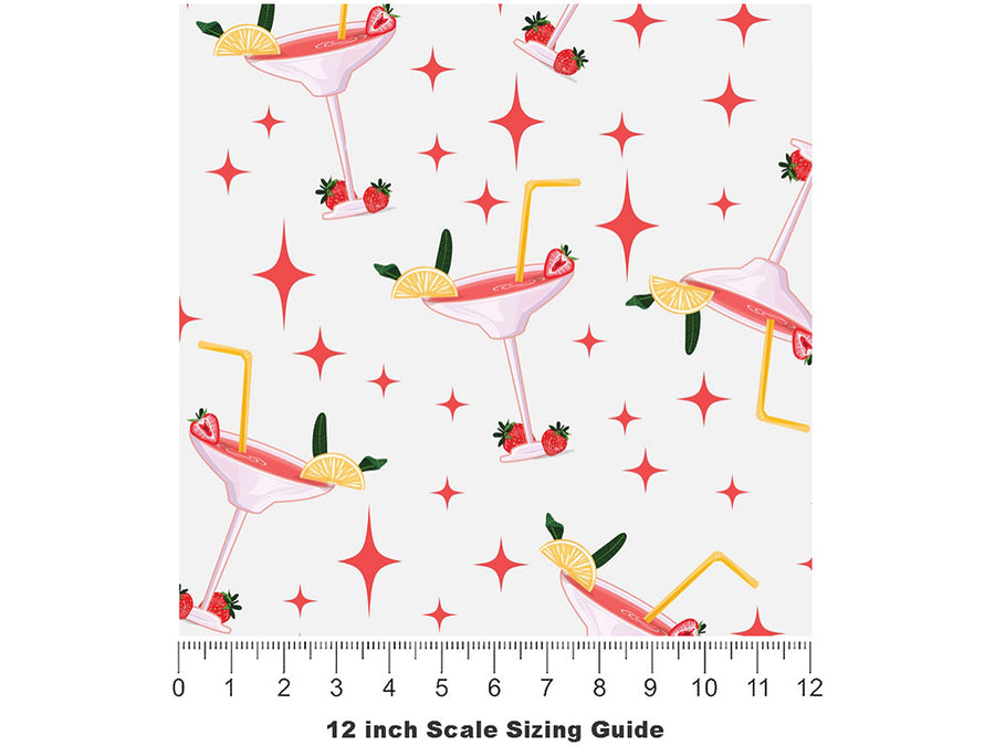 Daiquiri Do Alcohol Vinyl Film Pattern Size 12 inch Scale~Rwraps Daiquiri Do Alcohol Sizing Chart~2