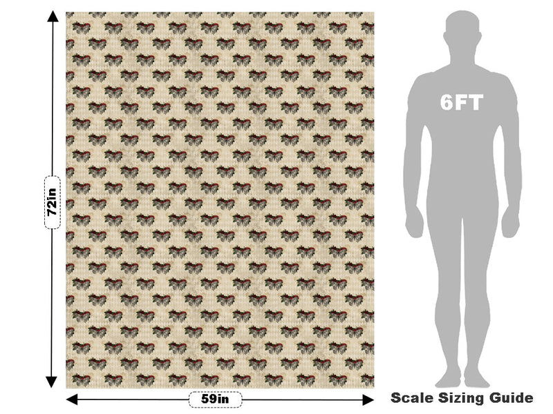 Damask Moths Gothic Vehicle Wrap Scale~Rwraps Series 914 Damask Moths Gothic Measurements~1
